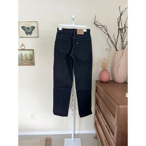 Vintage 1995 550 Orange Tab Black Levis Student Fit